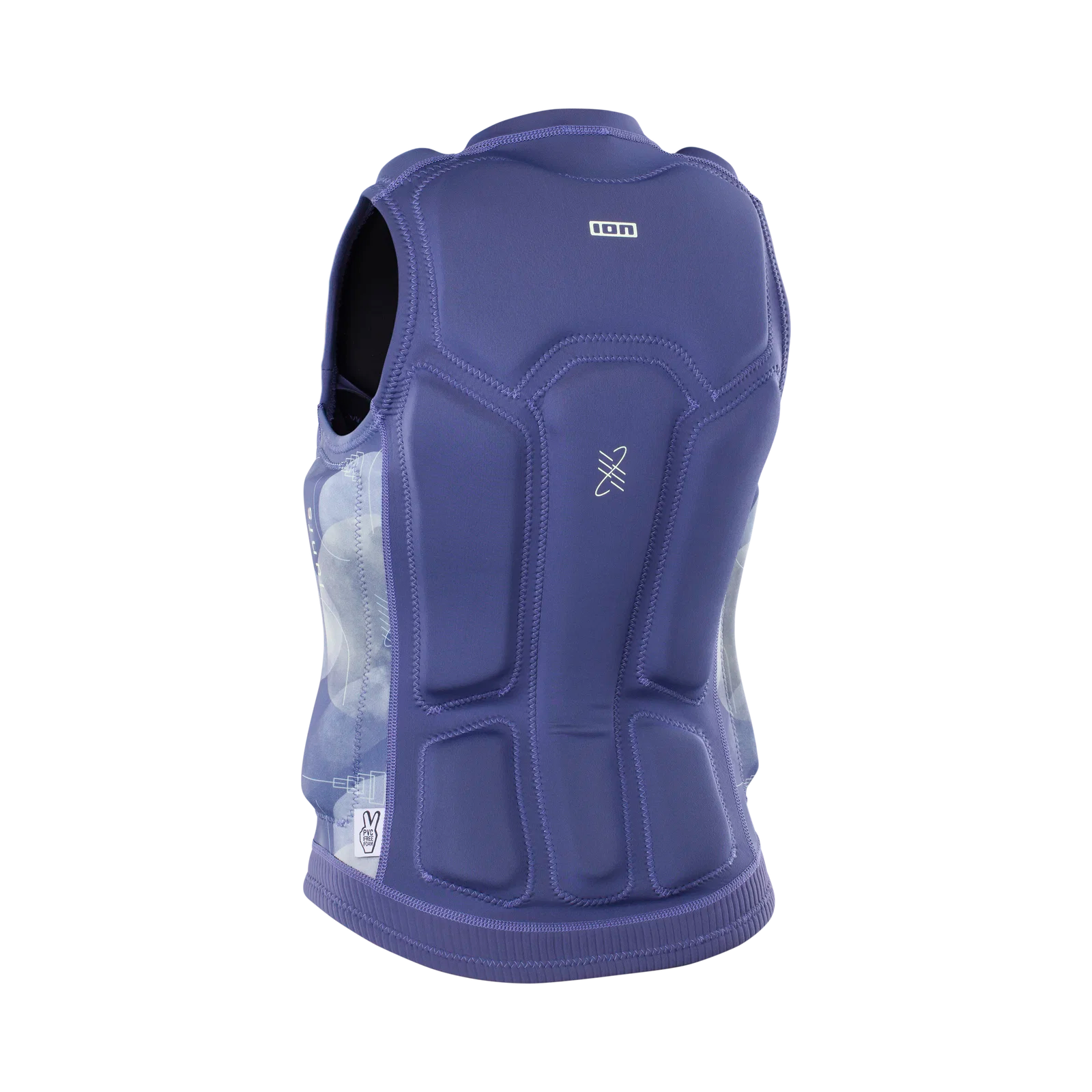 Chaleco de impacto para mujer ION Lunis Vest Front Zip en color azul Deep Water