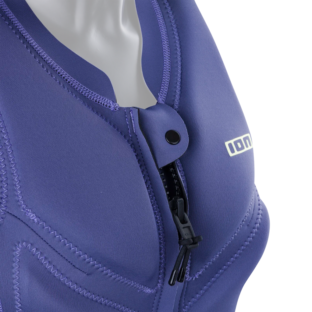 Chaleco de impacto para mujer ION Lunis Vest Front Zip en color azul Deep Water