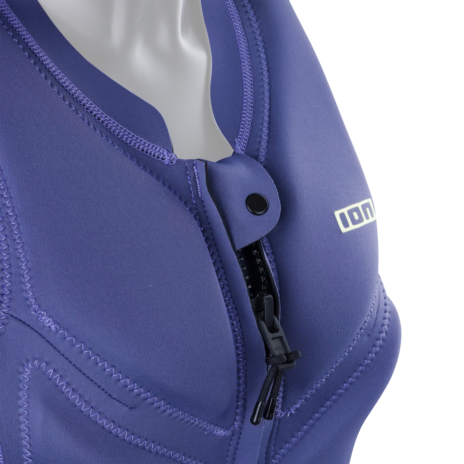 Chaleco de impacto para mujer ION Lunis Vest Front Zip en color azul Deep Water