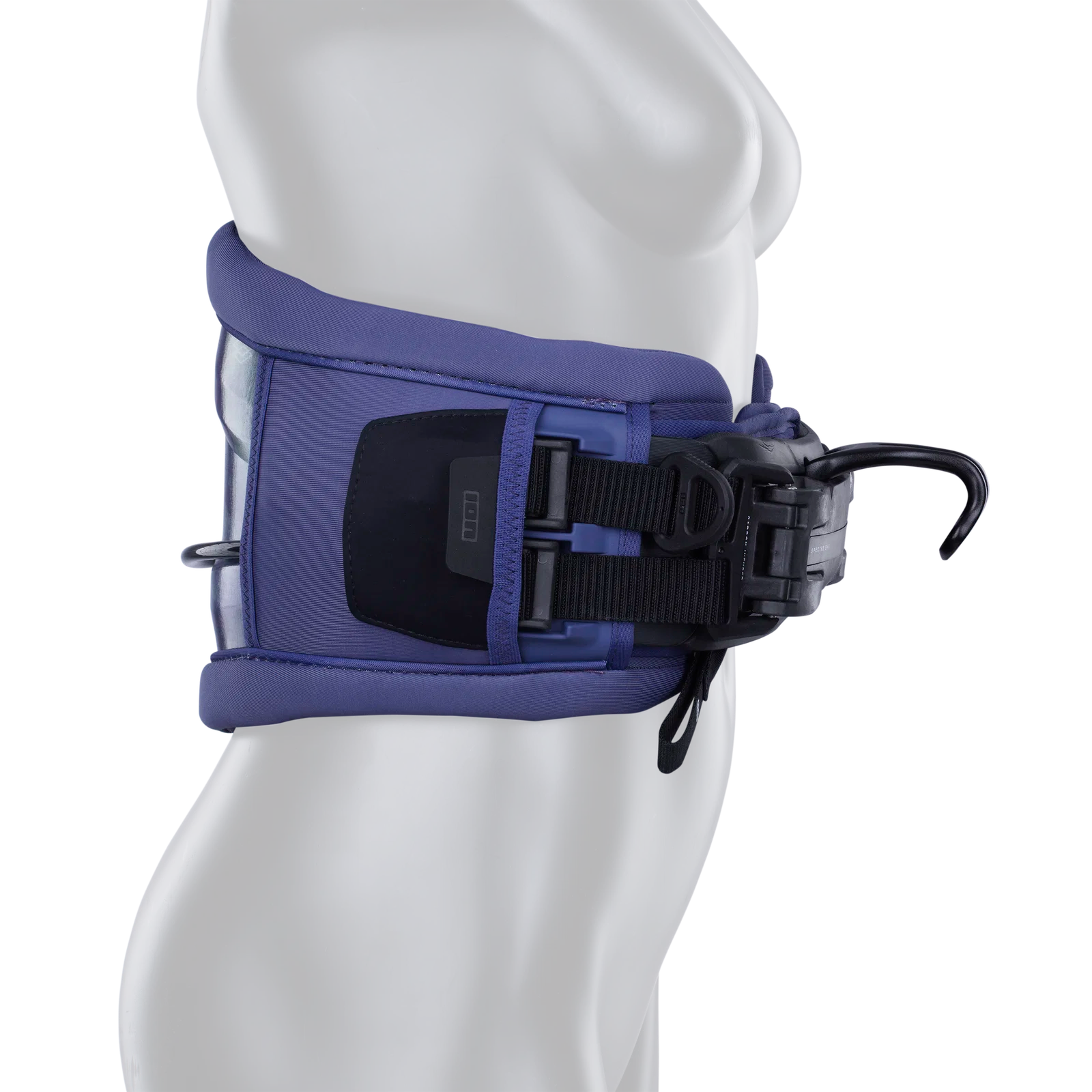 Arnés de kitesurf de cintura para mujer ION Sol Curv 13 en color azul Deep Water
