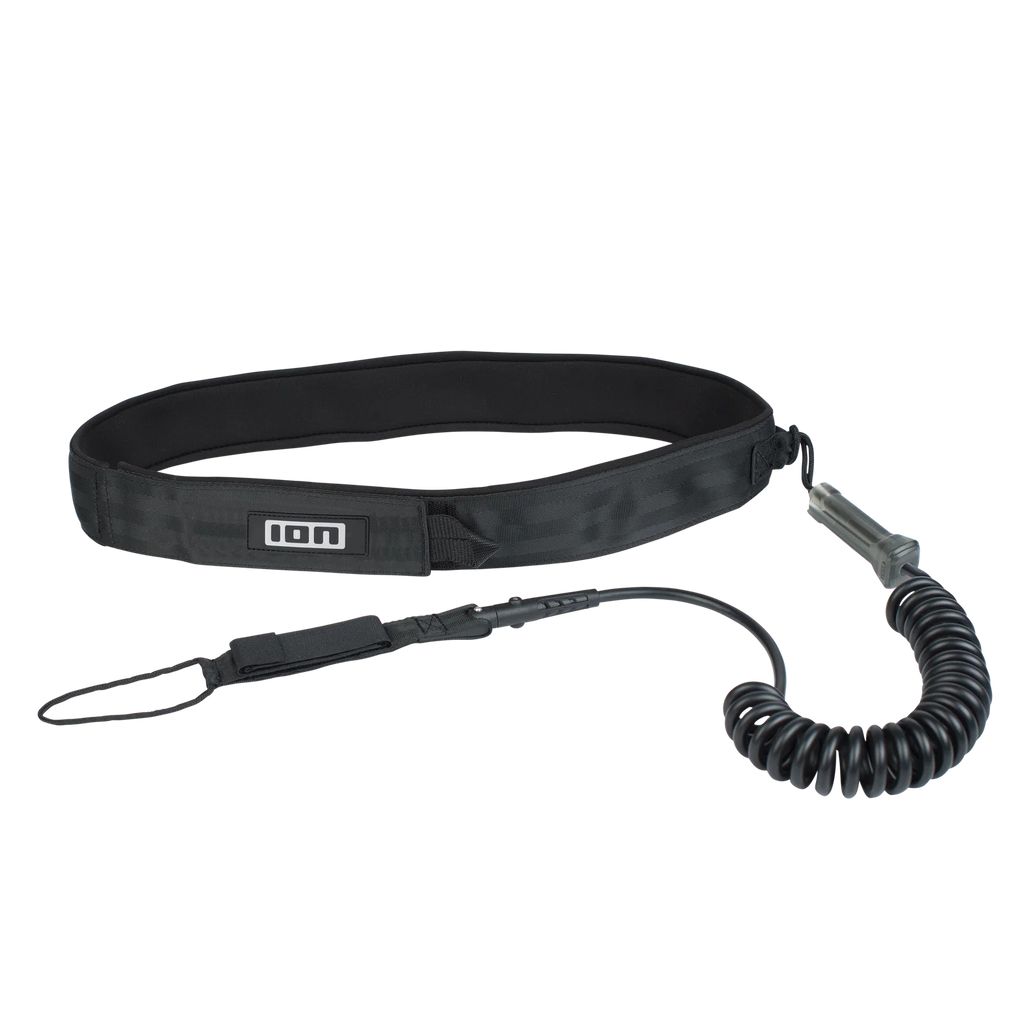 Leash de cintura en espiral con sistema Quick Release ION Wing SUP Leash Core Coiled Hip Safety  