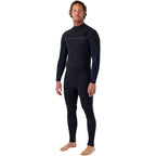 Traje de neopreno completo de invierno 5/4 mm para hombre O'Neill Hyperfreak Fire Chest Zip en color negro
