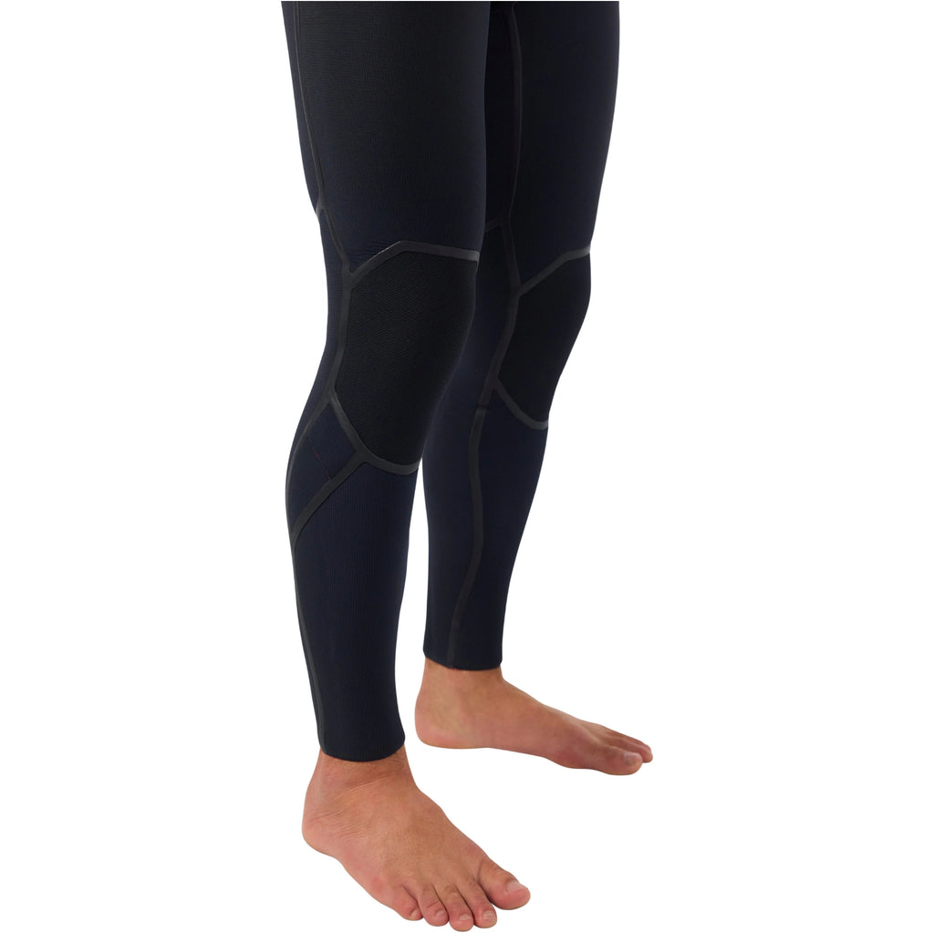Traje de neopreno completo de invierno 5/4 mm para hombre O'Neill Hyperfreak Fire Chest Zip en color negro