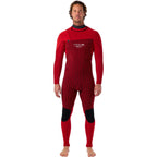 Traje de neopreno completo de invierno 5/4 mm para hombre O'Neill Hyperfreak Fire Chest Zip en color negro