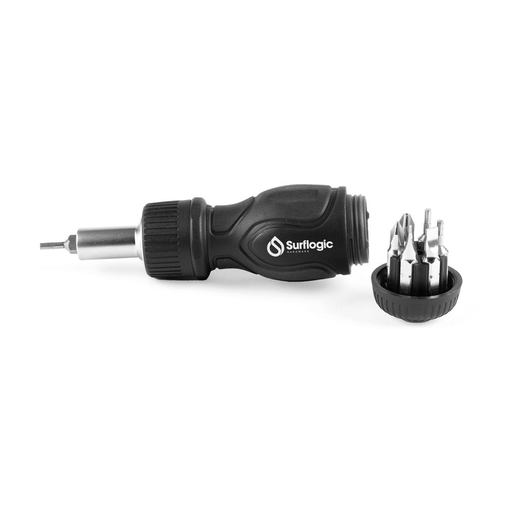 Destornillador de quillas de surf Surflogic con mango ergonómico negro