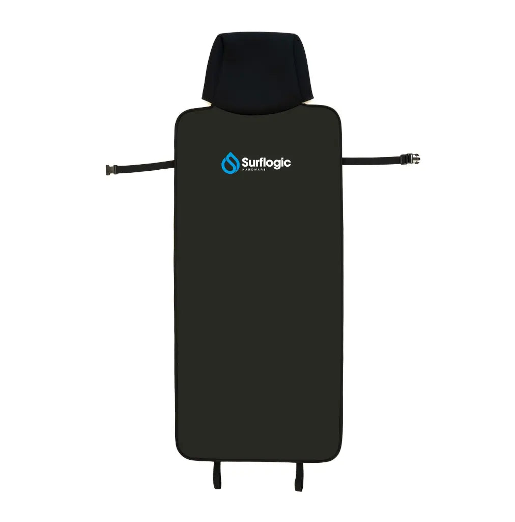 Funda de asiento de coche de neopreno Surflogic de 3mm de color negro