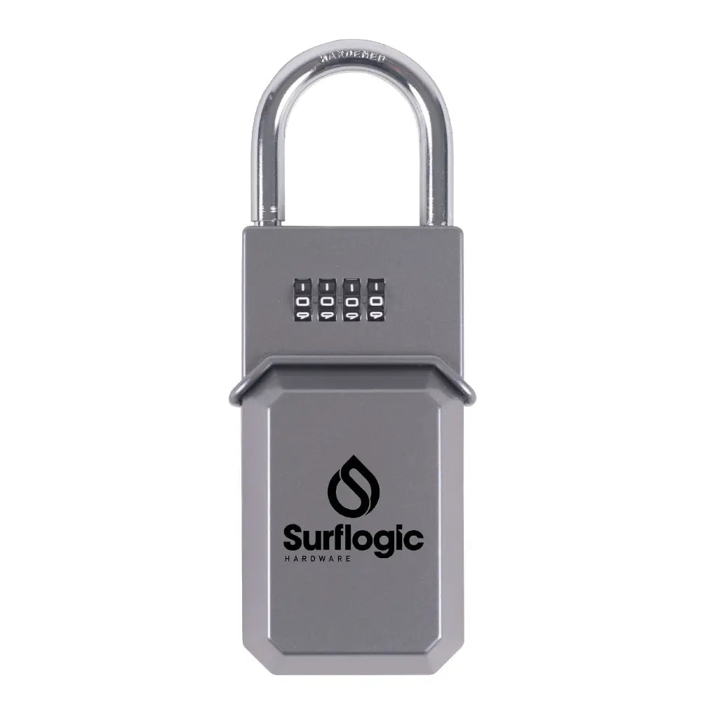 Candado guarda llaves Surflogic Standard en color gris con combinación numérica de 4 dígitos