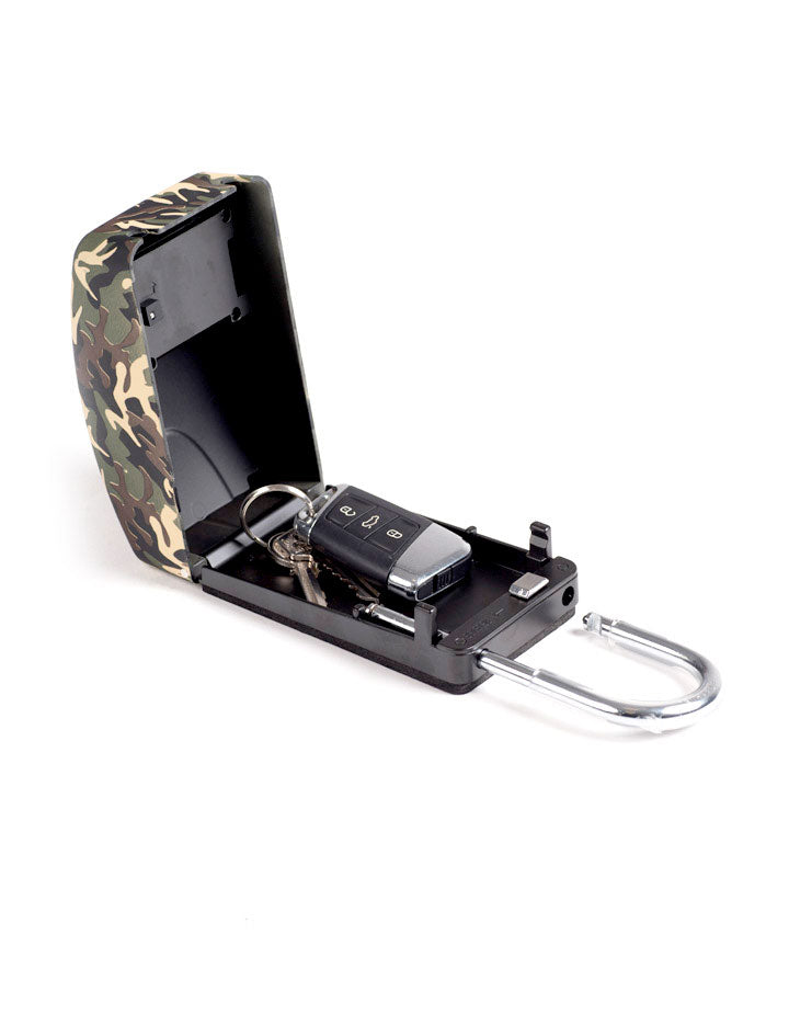 Candado guarda llaves Surflogic grande tamaño Maxi en color camuflaje con combinación numérica
