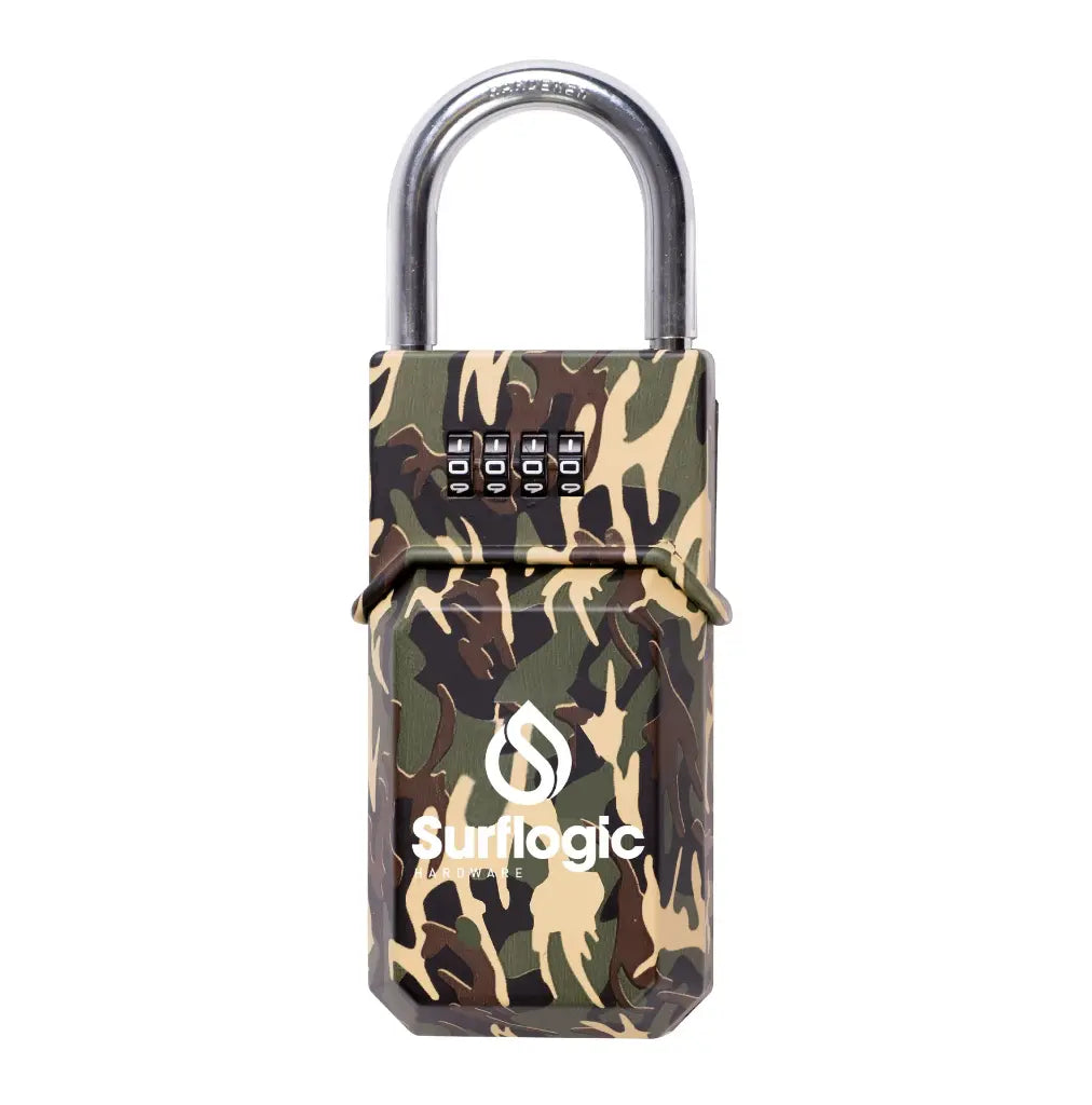 Candado guarda llaves Surflogic Standard en color camuflaje con combinación numérica de 4 dígitos