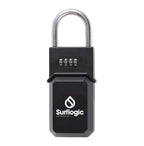 Candado guarda llaves Surflogic Standard en color negro con combinación numérica de 4 dígitos