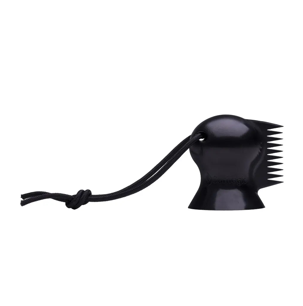 Peine rascador de parafina para tabla de surf Surflogic Dino Wax en color negro