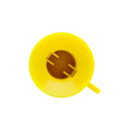 Peine rascador de parafina para tabla de surf Surflogic Dino Wax en color amarillo