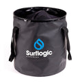 Cubo impermeable plegable de surf Surflogic de 50 litros de capacidad en color negro