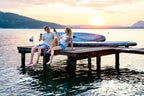 Tabla de paddle surf inflable con luces LED integradas Aqua Marina GLOW 10'4" con remo y batería