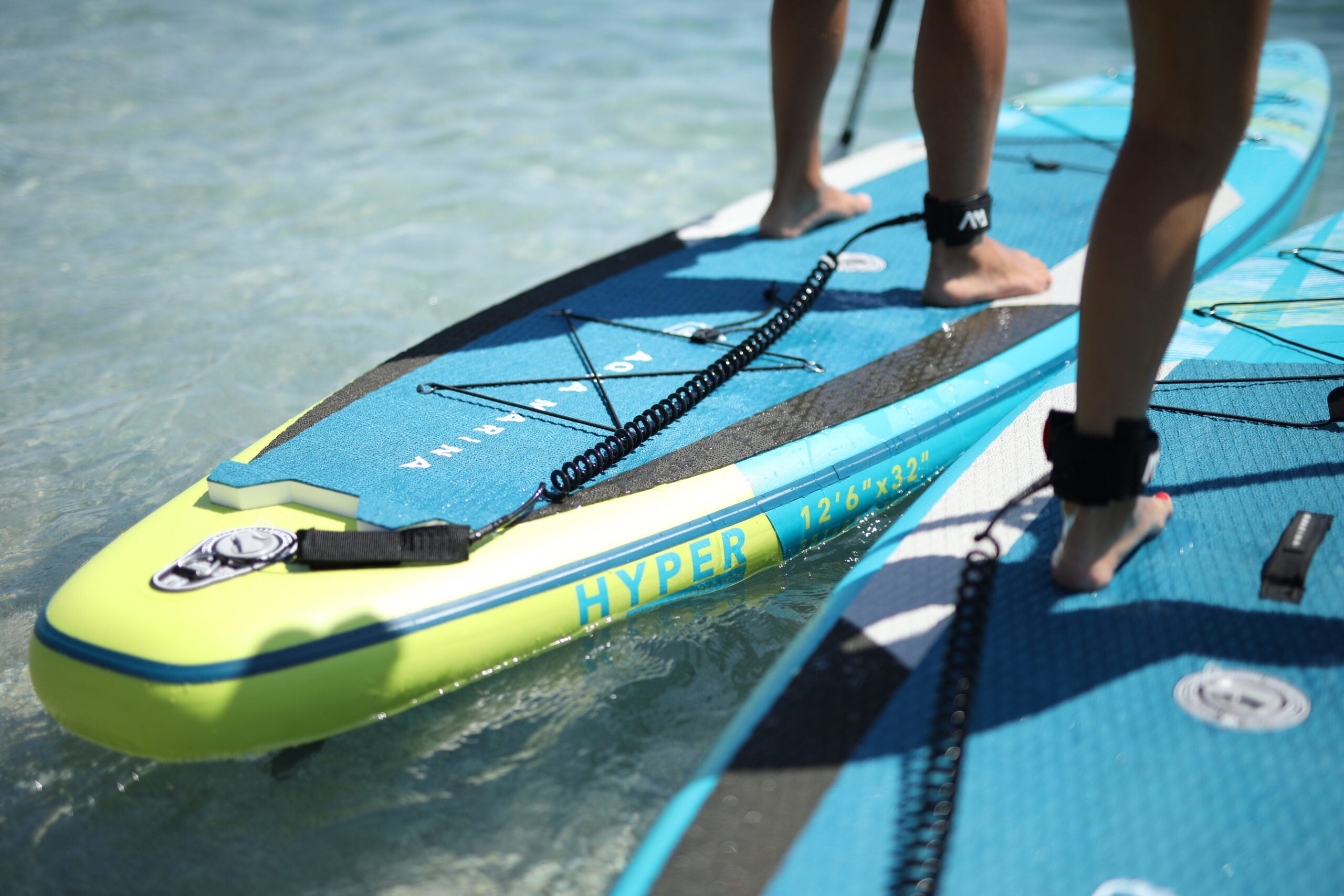 Invento en espiral para paddle surf Aqua Marina Coiled Safety Leash 10 pies 7mm