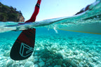 Remo de paddle surf 100% fibra de carbono Aqua Marina Carbon Pro de 3 piezas