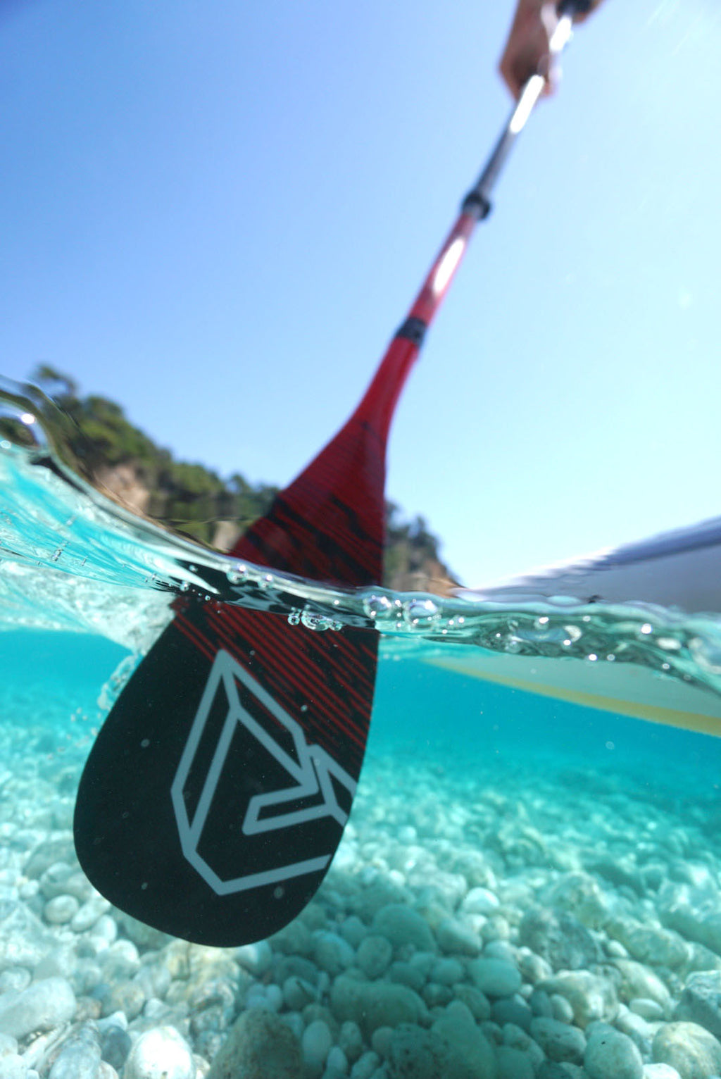 Remo de paddle surf 100% fibra de carbono Aqua Marina Carbon Pro de 3 piezas