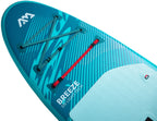 Pack completo de tabla de paddle surf inflable Aqua Marina Breeze 9'10" con remo, mochila y accesorios
