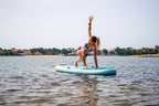Pack completo de tabla de paddle surf inflable para Yoga Aqua Marina Dhyana 10'8" con remo y cinta de transporte