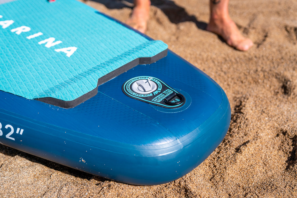 Pack completo de tabla de paddle surf inflable Aqua Marina Beast 10'6" Advanced con remo, bomba y mochila