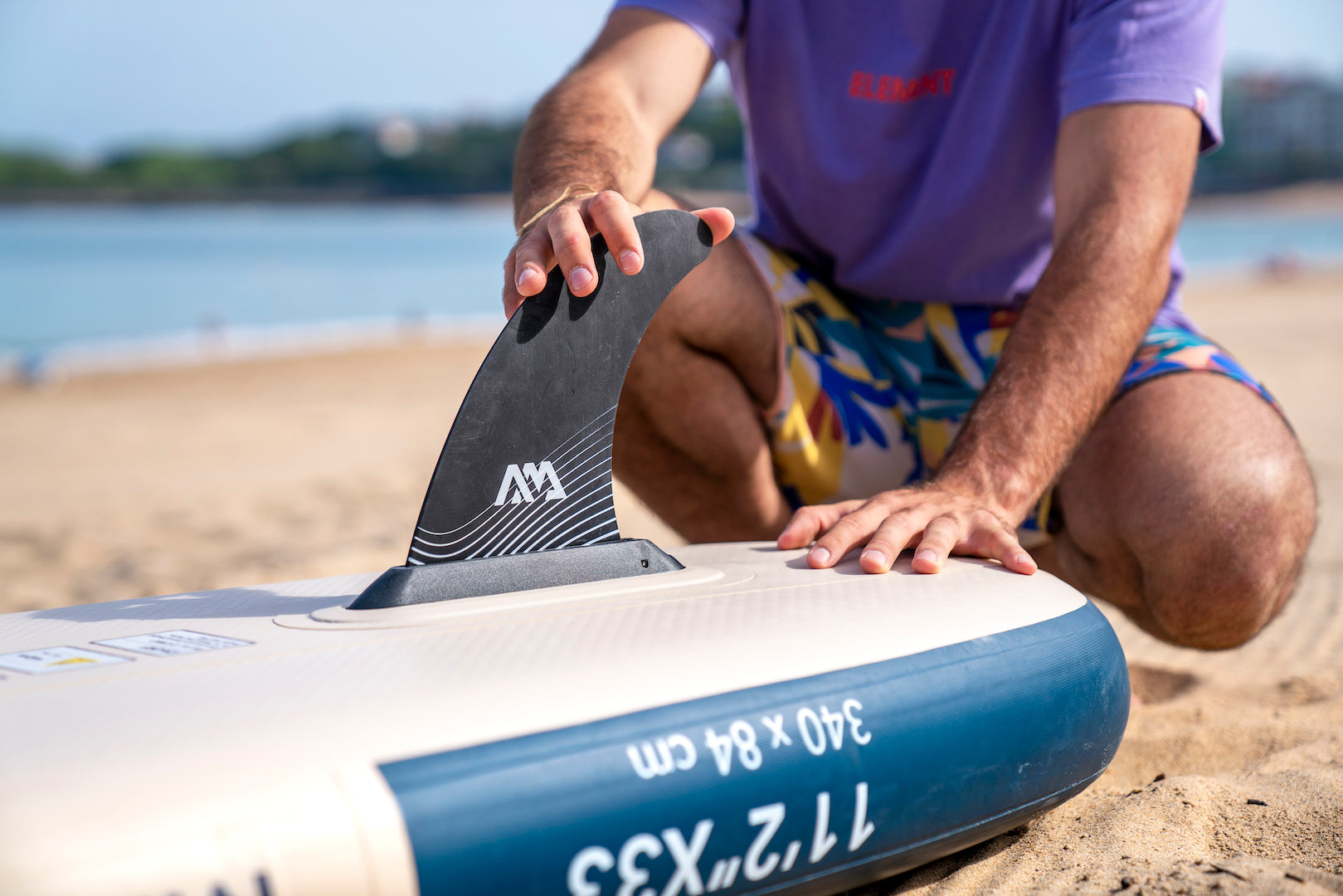 Pack completo de tabla de paddle surf inflable Aqua Marina Magma 11'10" Advanced con remo, inflador y mochila