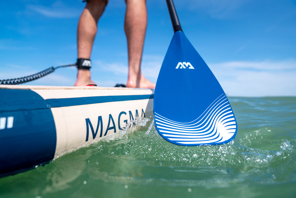 Pack completo de tabla de paddle surf inflable Aqua Marina Magma 11'10" Advanced con remo, inflador y mochila