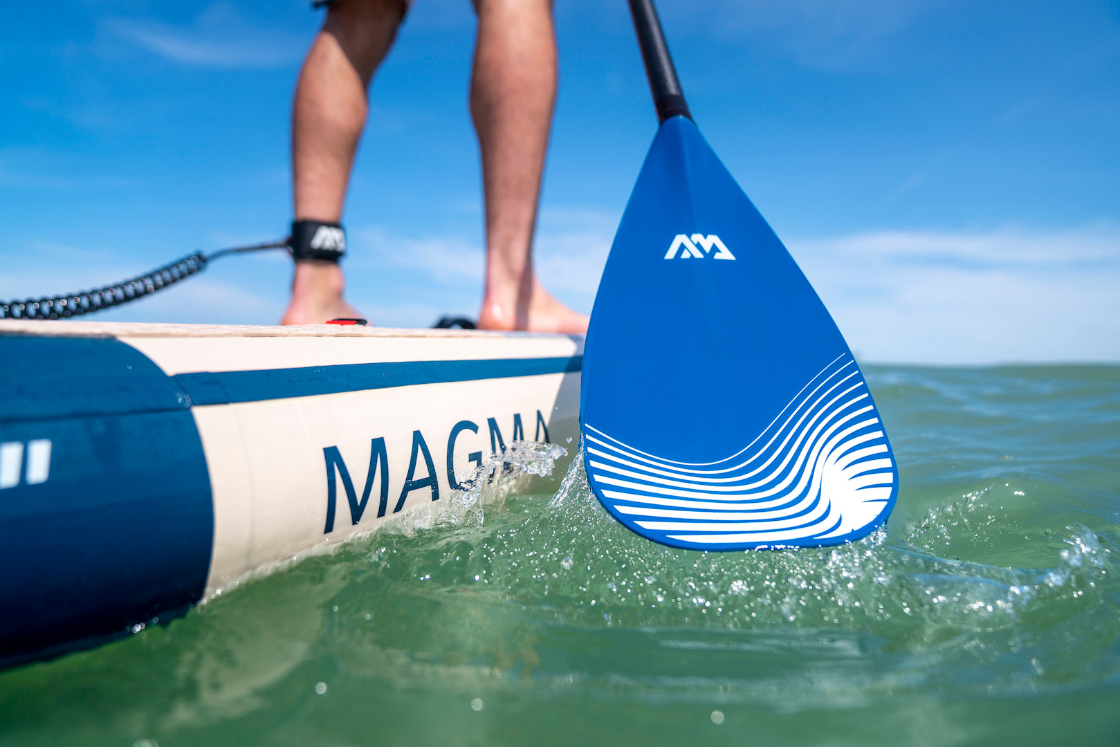 Pack completo de tabla de paddle surf inflable Aqua Marina Magma 11'10" Advanced con remo, inflador y mochila