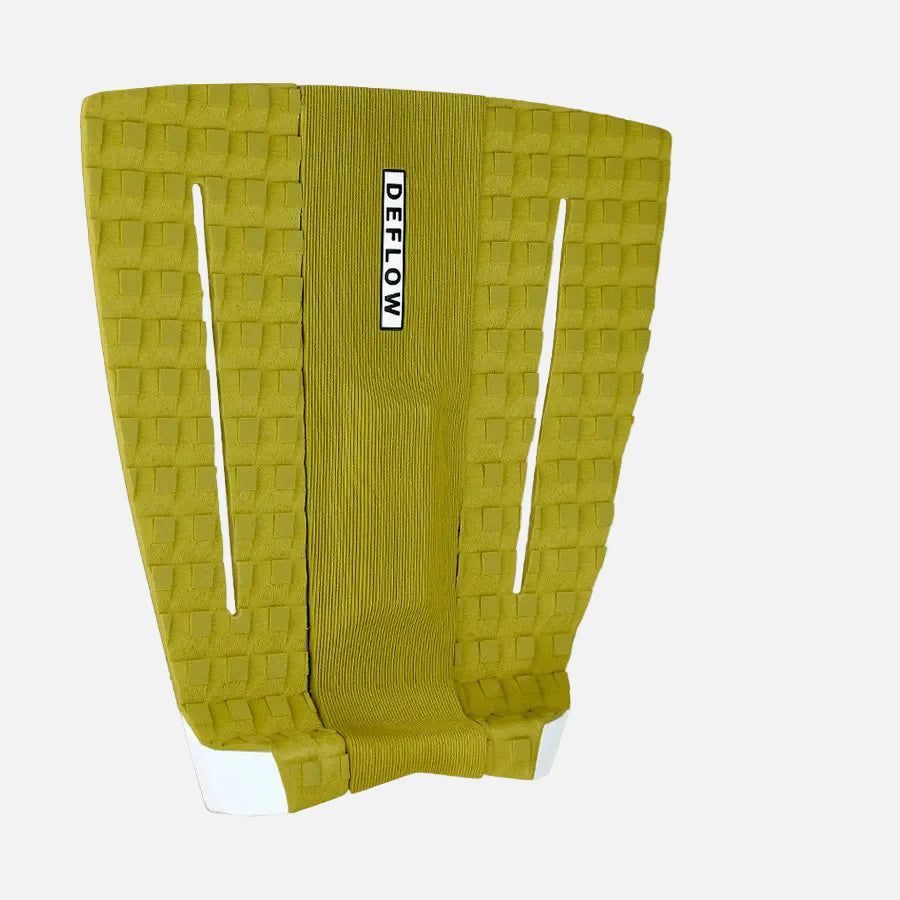 Grip de surf de tres piezas Deflow 3 Piece Pop Avocado Oil Traction Pad en color verde oliva