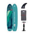 Tabla de paddle surf inflable tándem para dos personas Aqua Marina Super Trip 12'6" con mochila e inflador
