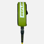 Invento de surf Deflow Core Avocado Oil Leash en color verde aceite de aguacate