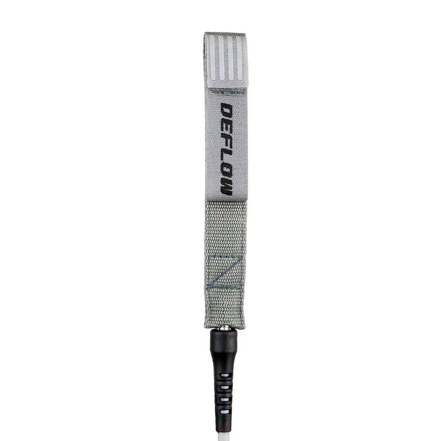 Invento de surf Deflow Core Granite Leash en color gris granito de alta resistencia