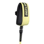 Invento de surf Deflow Core Acid Lemon Leash en color amarillo ácido flúor