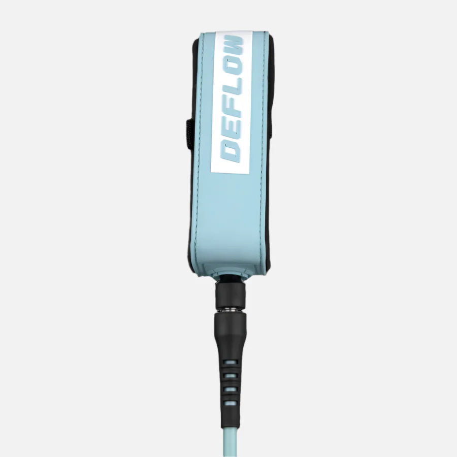 Invento de surf Deflow Core Mint Leash en color verde menta de alta resistencia