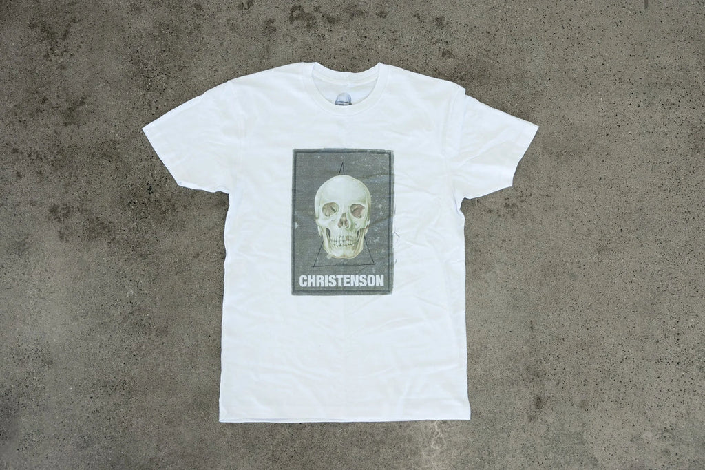 Camiseta de manga corta para hombre Christenson Surfboards Cigar Box Skull T-Shirt