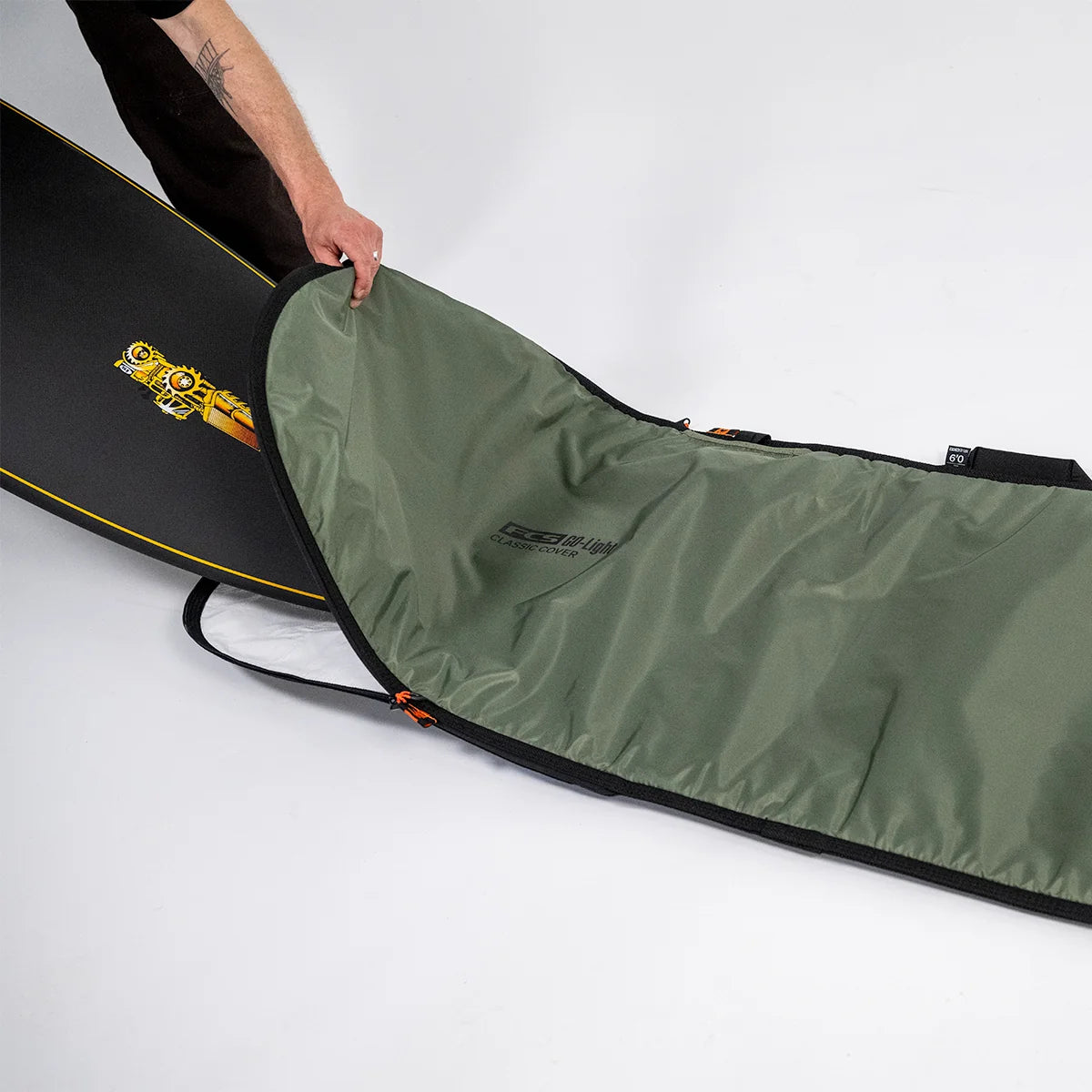 Funda de surf acolchada para tabla Fish FCS Classic Fish Cover