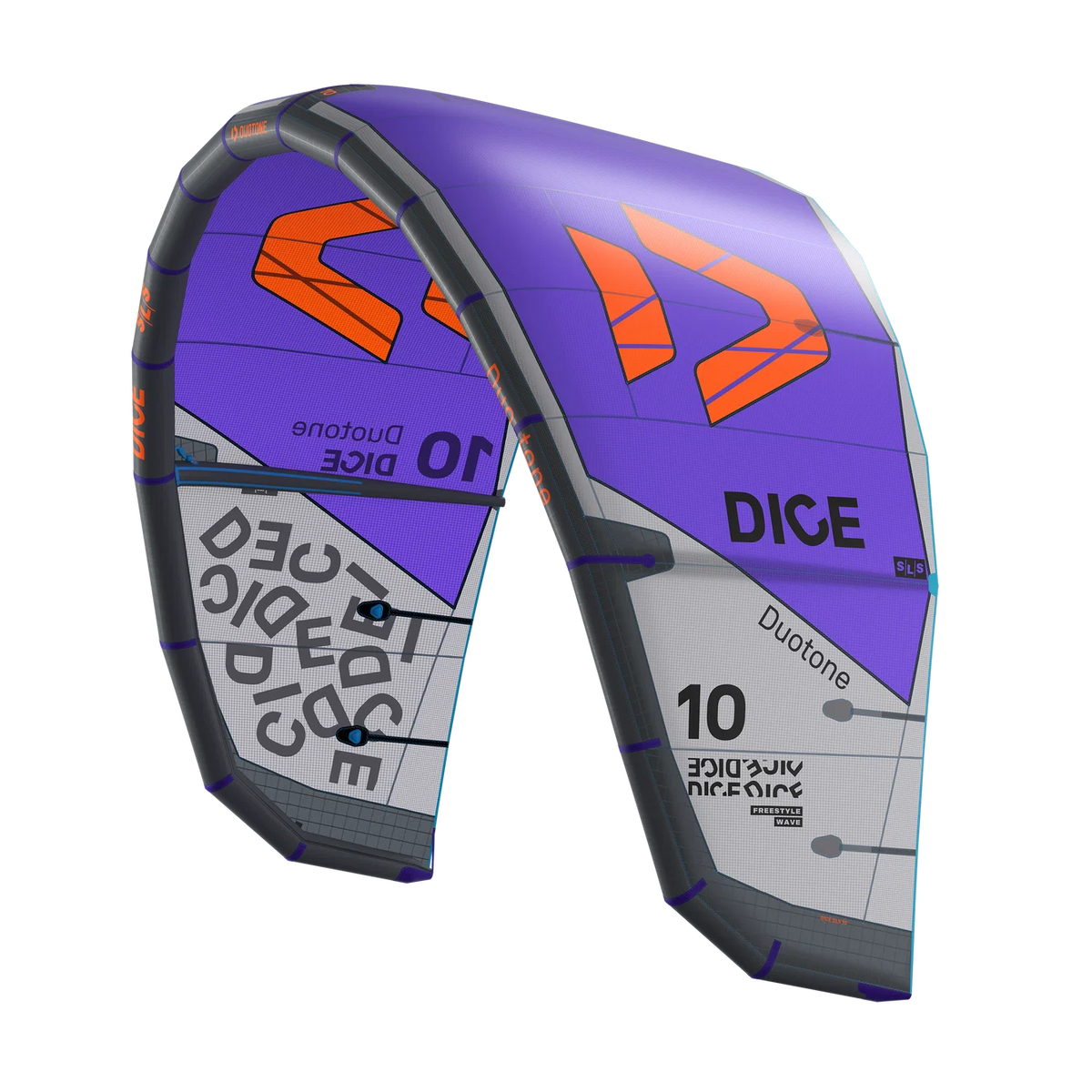 Cometa de kitesurf Duotone Dice SLS 2027 con construcción de Penta TX