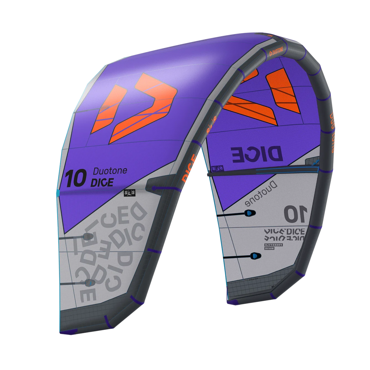Cometa de kitesurf Duotone Dice SLS 2027 con construcción de Penta TX