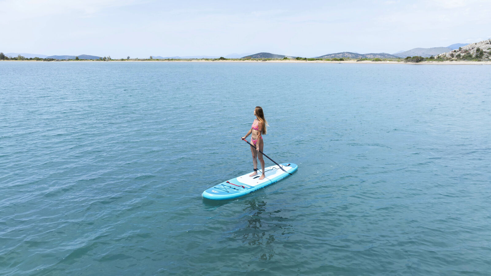 Pack completo de tabla de paddle surf inflable Aqua Marina Breeze 9'10" con remo, mochila y accesorios
