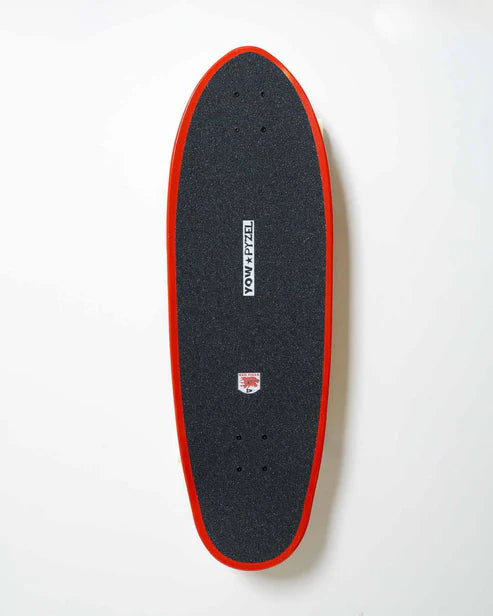Surfskate YOW Red Tiger 32.6 pulgadas Pyzel completo