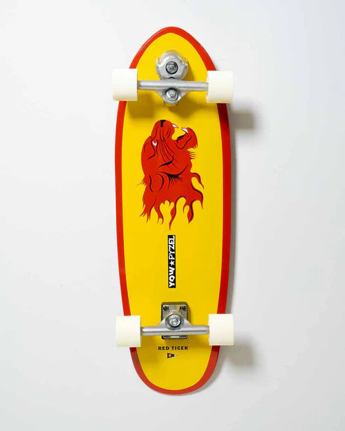 Surfskate YOW Red Tiger 32.6 pulgadas Pyzel completo