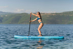 Pack completo de tabla de paddle surf inflable Aqua Marina Vapor 10'4" con remo, inflador y mochila