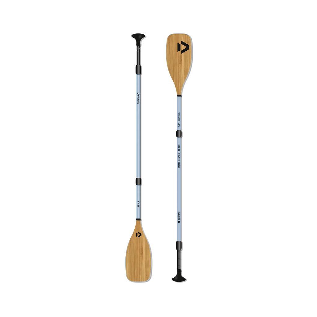 Remo de paddle surf de carbono y bambú Duotone Bamboo Carbon 60 Slim Adj 3-Piece