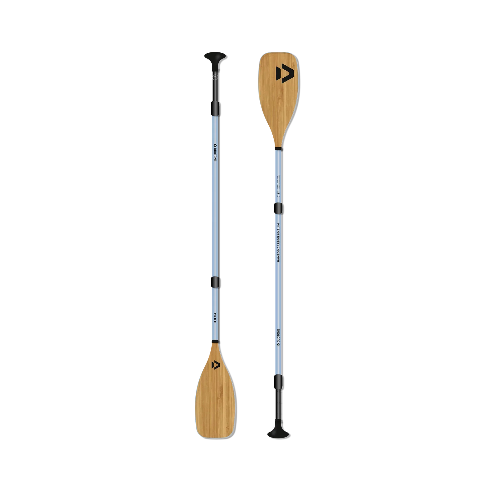 Remo de paddle surf de carbono y bambú Duotone Bamboo Carbon 60 Slim Adj 3-Piece