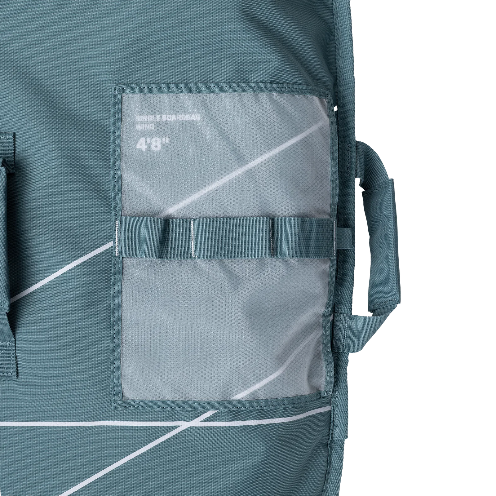 Funda individual para tabla de wing foil Duotone Wing Boardbag Single 2026 en color verde pizarra Slate Green