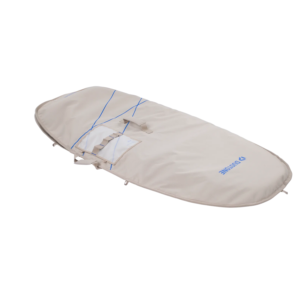 Funda individual para tabla de wing foil Duotone Wing Boardbag Single 2026 en color marfil Ivory