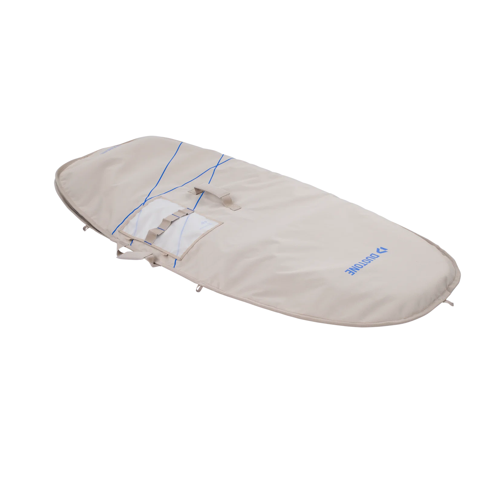 Funda individual para tabla de wing foil Duotone Wing Boardbag Single 2026 en color marfil Ivory