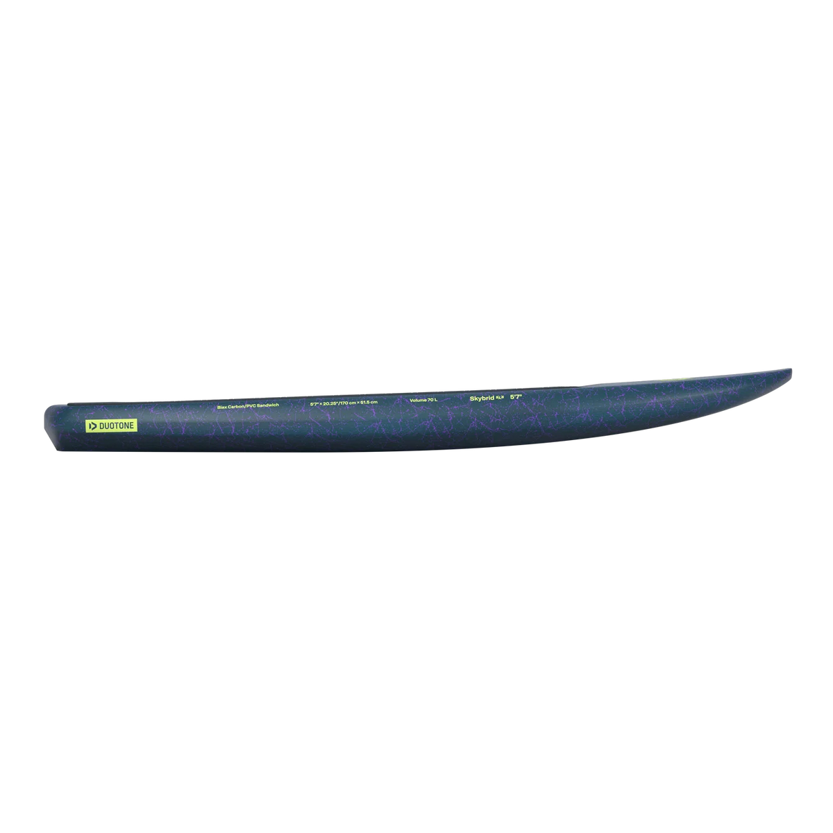 Tabla de wing foil híbrida Duotone Skybrid SLS 2027 con construcción de carbono SLS