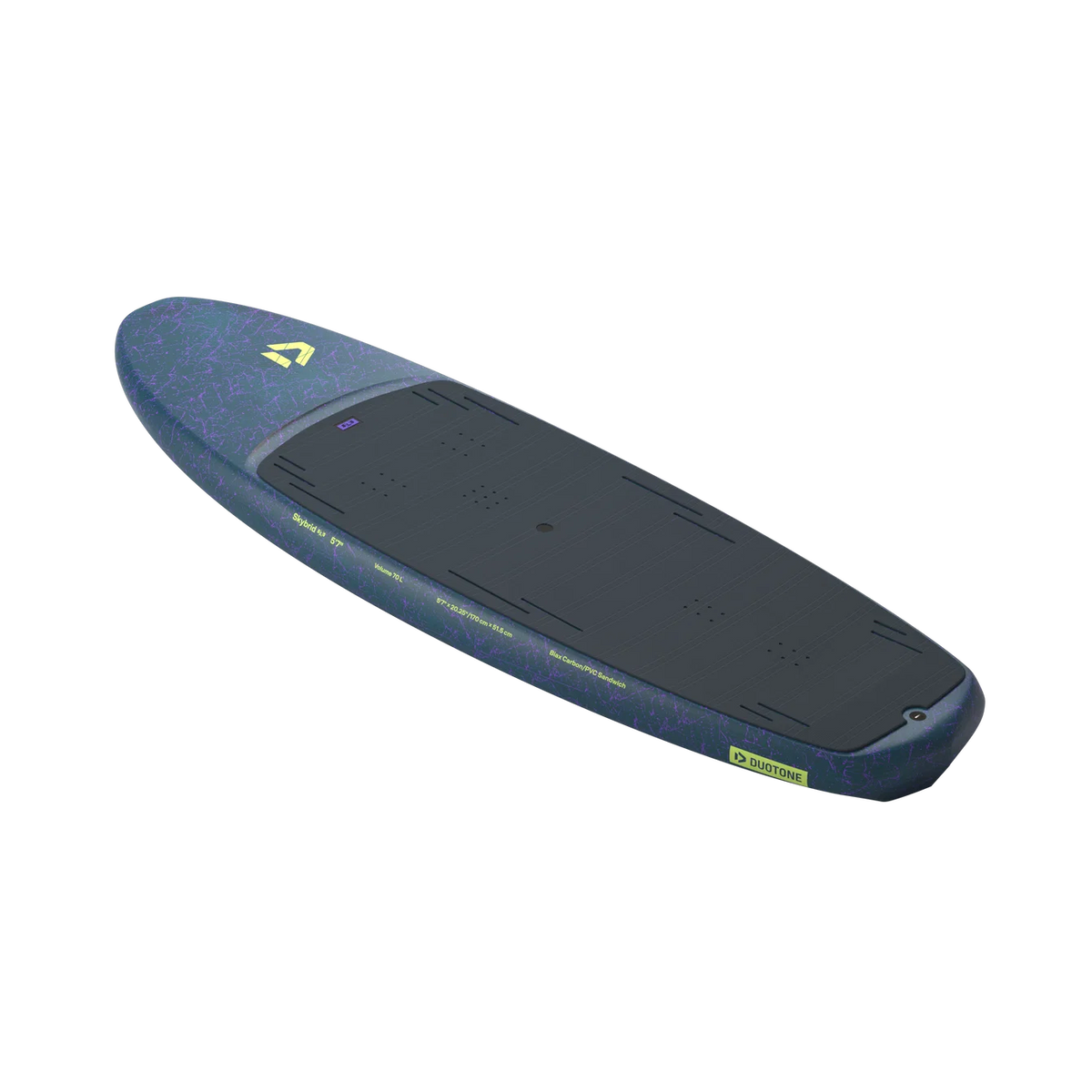 Tabla de wing foil híbrida Duotone Skybrid SLS 2027 con construcción de carbono SLS