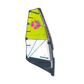 Vela de windsurf de olas Duotone Super_Hero SLS 2026 color amarillo y gris