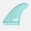 Juego de quillas de surf biquilla Deflow Duette Mint Twin Fin con sistema de fijación Futures